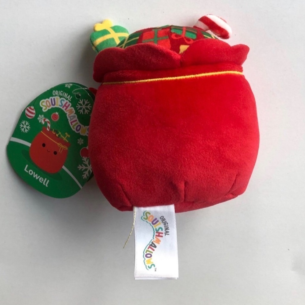 Squishmallows Holiday 5” Lowell the Gift Bag/Santa’s Sack w/Presents -NEW W/TAGS - Picture 5 of 6